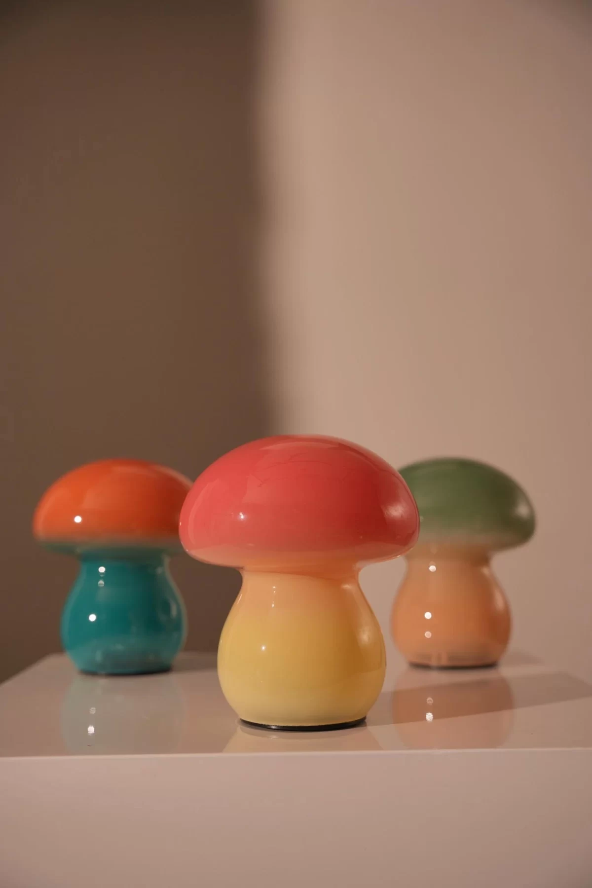 Lamp Mushy, ombre, mint/light orange, 16xø13 - Image 2