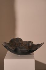 Shell Bowl Black/Grey/Gold L 52*49*16cm