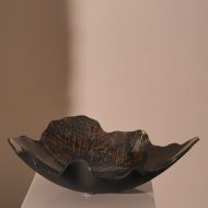 Shell Bowl Black/Grey/Gold L 52*49*16cm