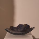 Shell Bowl Blue/Black/Gold  S 43*39*10cm