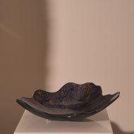 Shell Bowl Blue/Black/Gold  S 43*39*10cm