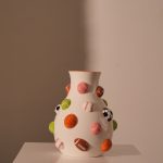 Vase Sport Balls Dolomite Multi 24x25.4x30cm