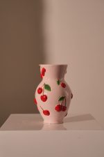 Vase Cherry Dolomite Pink 14.3x14.3x21.8cm