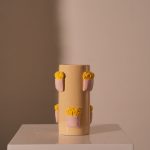 Vase French Fries Dolomite Multi 13.5x12.5x22.3cm