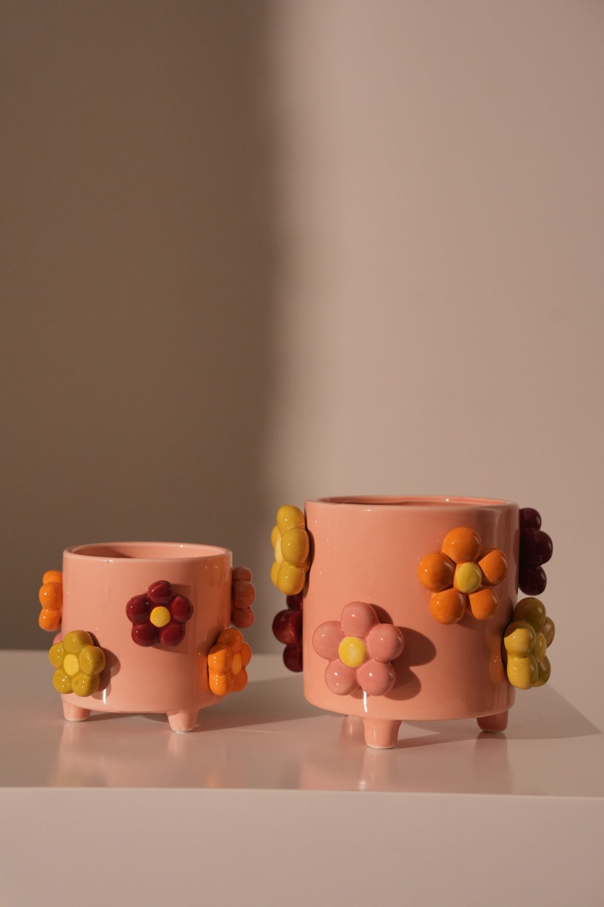 Planter Flowers Dolomite Multi 17.2x17.2x14.5cm - Image 2