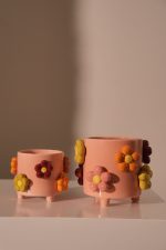 Planter Flowers Dolomite Multi 17.2x17.2x14.5cm - Image 2