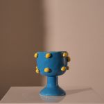 Planter Lemon Dolomite Blue 13.5x13.5x16.5cm