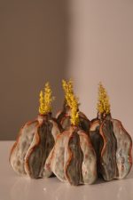 Ceramic 7pods vase gray-brown
d28;h14cm a28cm;b27cm;h14cm - Image 3