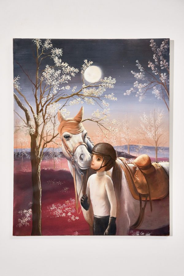 LOVE IN LONELINESS - OIL ON CANVAS - Dimensions: 92x73 cm