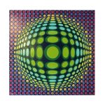 GEOMETUDE 1 Yann Guinchan  120*120 cm