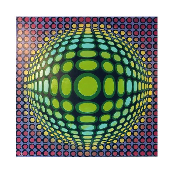 GEOMETUDE 1 Yann Guinchan  120*120 cm