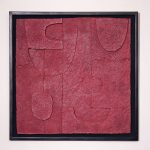 Paper Mache Wall Art with Wooden Frame