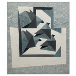 Origami birds 4     60x50