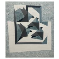 Origami birds 4     60x50