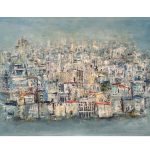 Urban Echoes  Size: 120x160 cm   Acrylic On Canvas - 2026    1.92 SQM