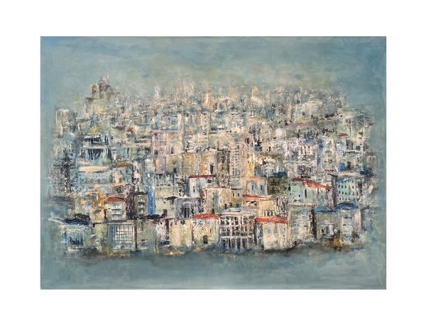 Urban Echoes  Size: 120x160 cm   Acrylic On Canvas - 2026    1.92 SQM