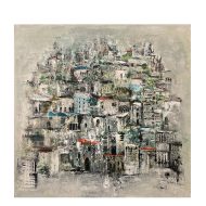 Evergrey Spirit   Size: 120x120 cm   Acrylic On Canvas - 2026   1.44 SQM