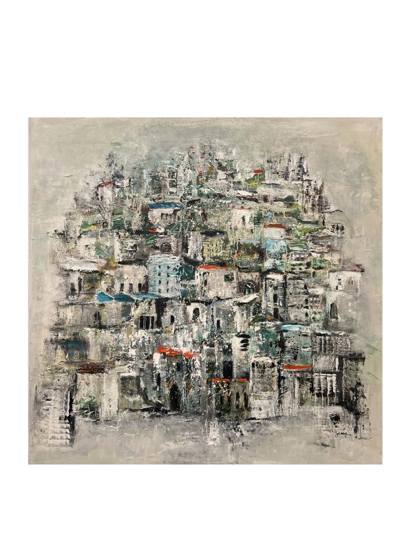 Evergrey Spirit   Size: 120x120 cm   Acrylic On Canvas - 2026   1.44 SQM