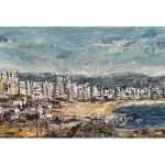 Ramlet Al Baida  Size: 70x120 cm  Acrylic On Canvas - 2023   0.84 SQM