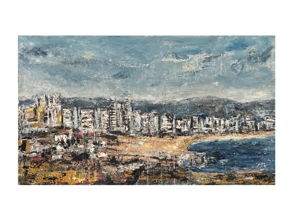 Ramlet Al Baida  Size: 70x120 cm  Acrylic On Canvas - 2023   0.84 SQM
