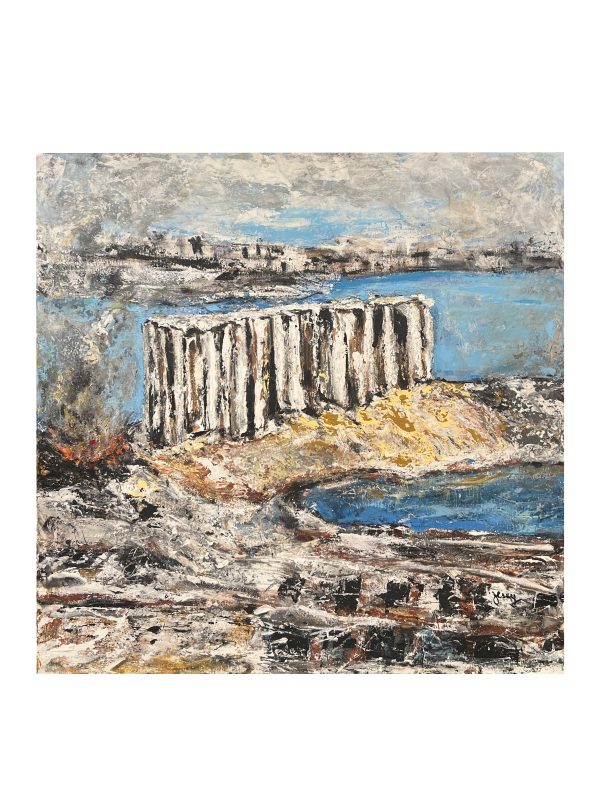 Apolalypse Port   Size: 80x80 cm   Acrylic On Canvas - 2021     0.64 SQM