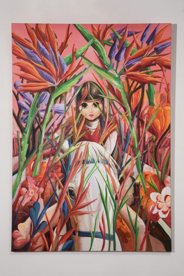 ALONE NOT LONELY - ACRYLIC AND OIL ON CANVAS - Dimensions: 200x140 cm