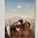 TRUE BEAUTY SPEAKS TO THE SOUL - OIL ON CANVAS - Dimensions: 92x73 cm
