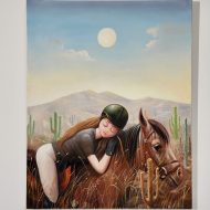 TRUE BEAUTY SPEAKS TO THE SOUL - OIL ON CANVAS - Dimensions: 92x73 cm