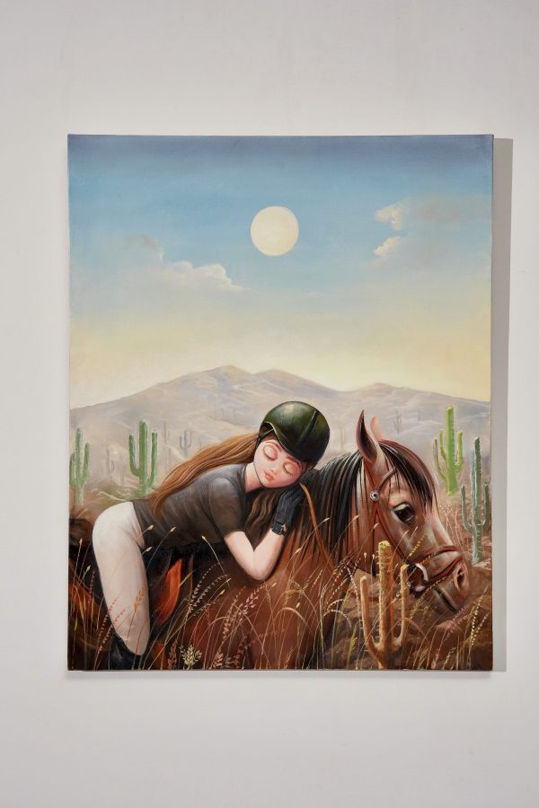 TRUE BEAUTY SPEAKS TO THE SOUL - OIL ON CANVAS - Dimensions: 92x73 cm