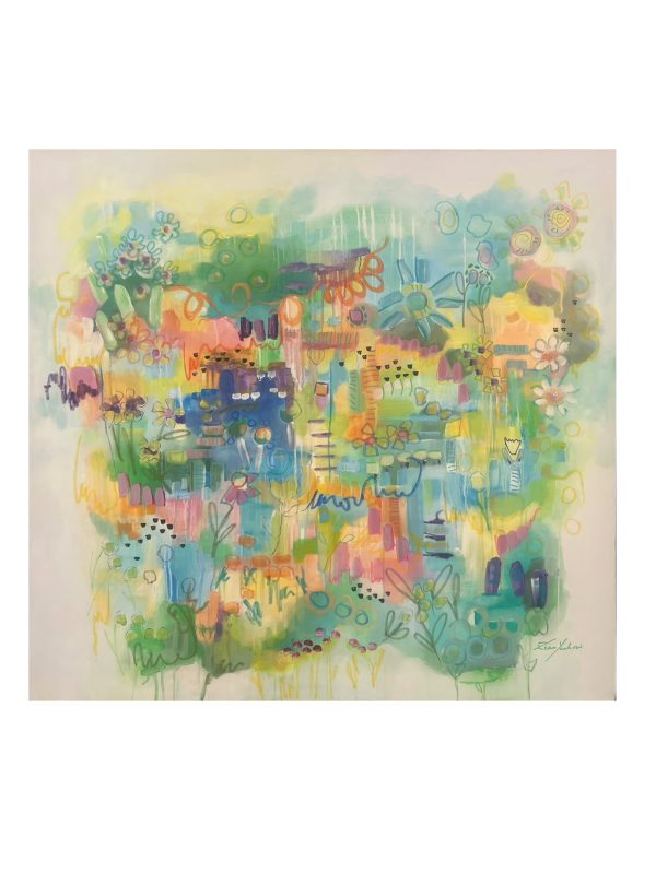 Field of light  Size: 100x100 cm Acrylic On Canvas 1 SQM