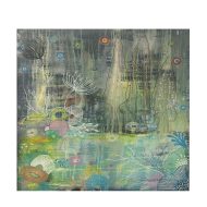 Somewhere beyond the sea Size: 90x90 cm  Acrylic On Canvas  0.81 SQM