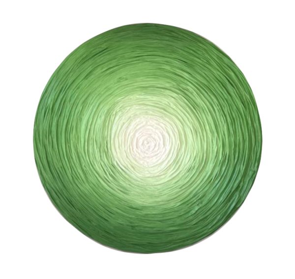 The Origin Size:Ø 120cm Mixed Media On Wood  1.13 SQM Green