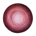Echoes of Fire Size:Ø 120cm Mixed Media On Wood  1.13 SQM    Red
